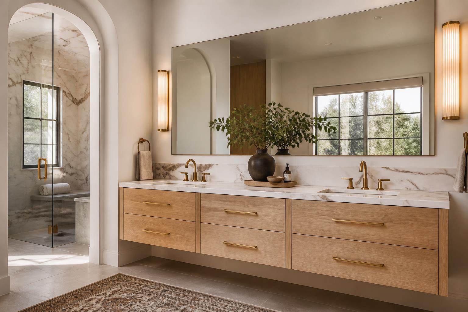 Custom bathroom vanity cabinetry in Glendale, CA